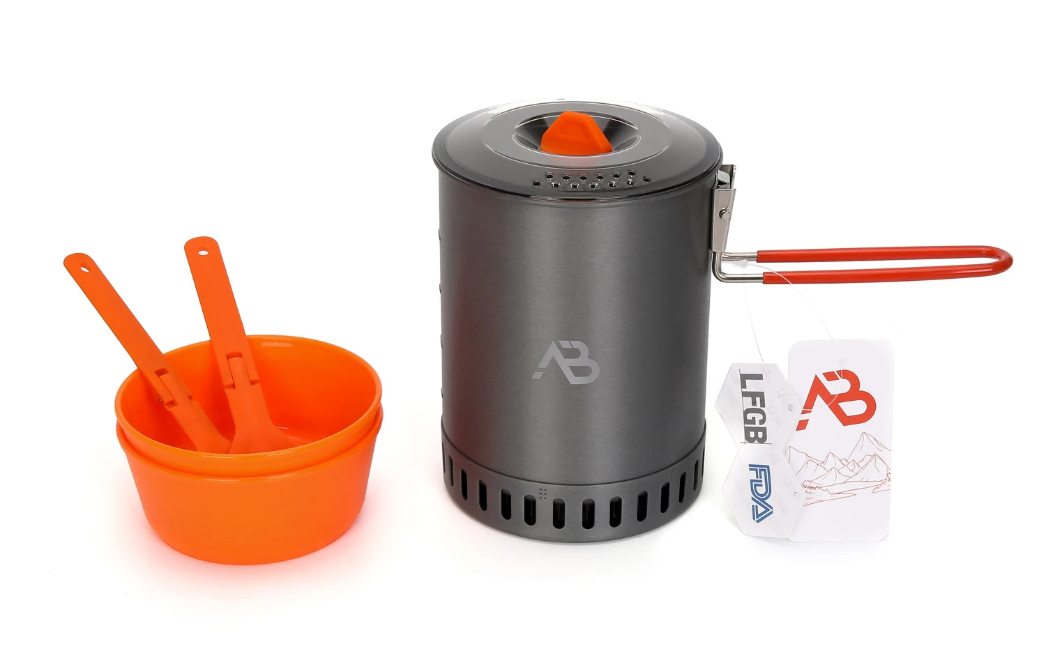 Outdoor Kochtopf SAGE Xpress 1,2 Liter Inkl. Essgeschirr