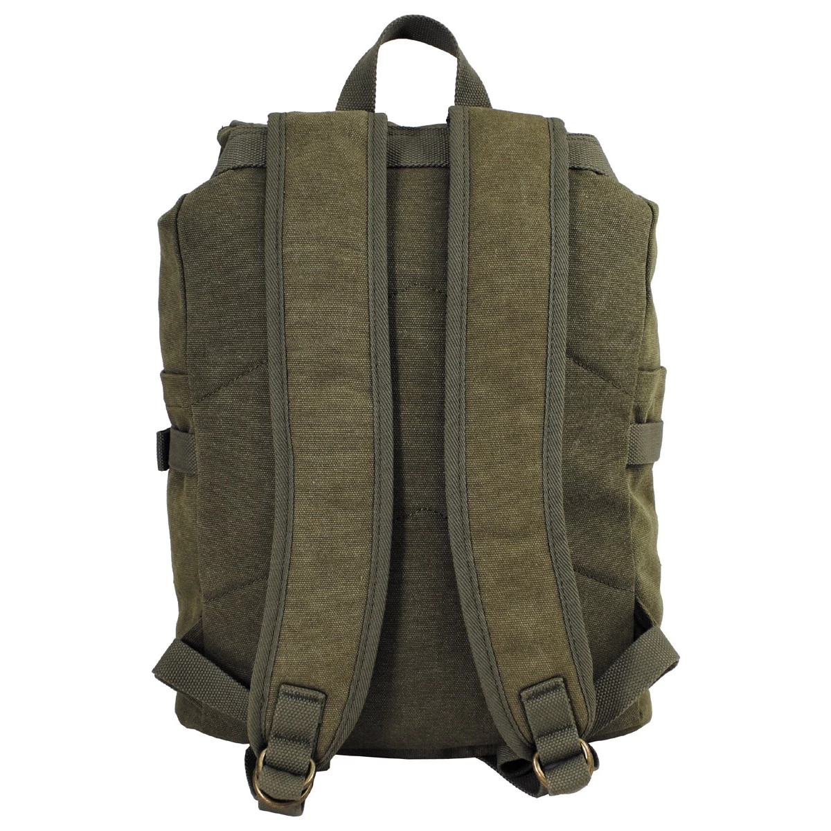 Rucksack Canvas Toni Mit Leder-Details - Image 2