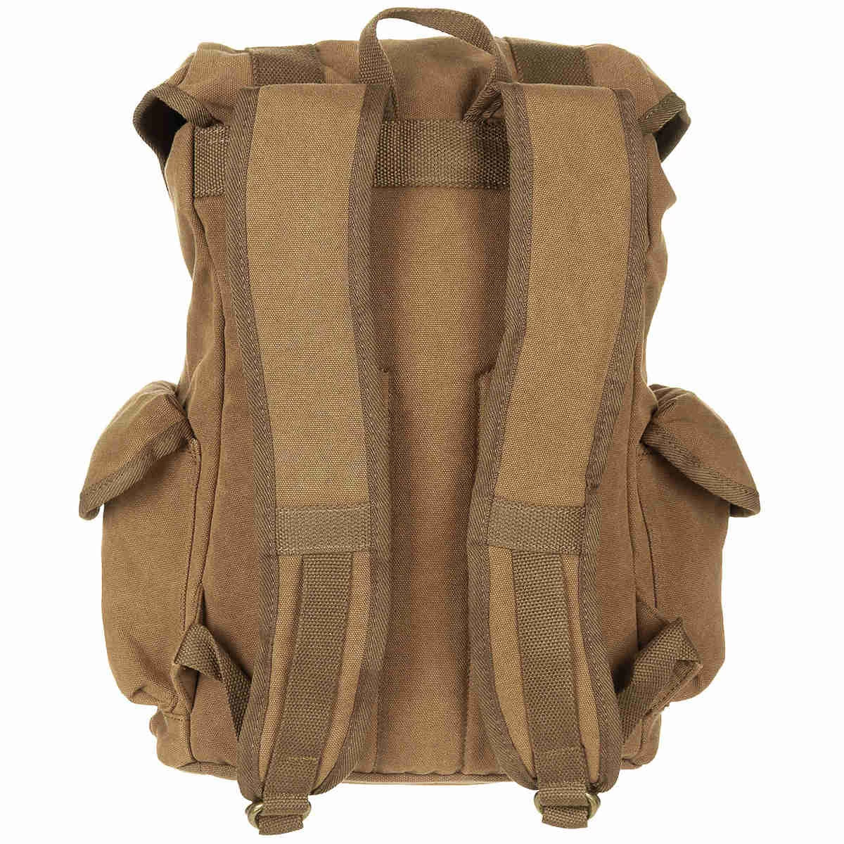 Rucksack Canvas Gerri Mit Leder-Details Braun - Image 2