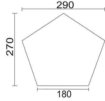 3-Mann Indianer Zelt Tipi Oliv - Image 2