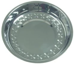 Edelstahl Suppenteller