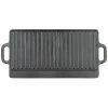 Fox Outdoor Wende Grillplatte Gusseisen 50 X 23 X 1,5 Cm