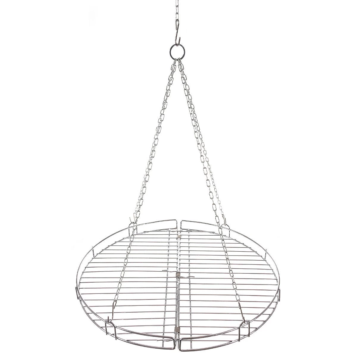 Grillrost Faltbar Rund 47cm Mit Kette